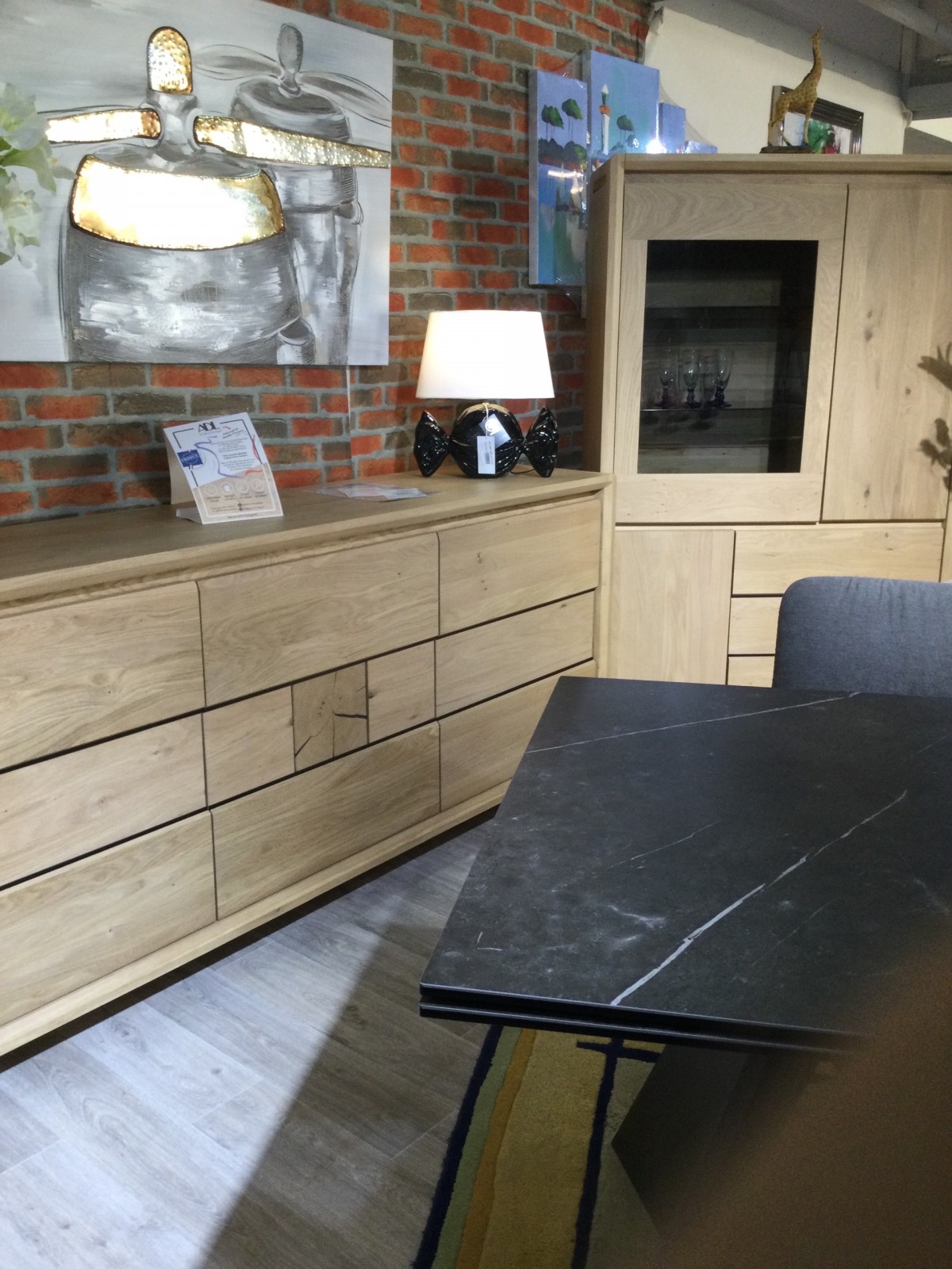 Salle à manger en chêne massif et fabrication française La Valette