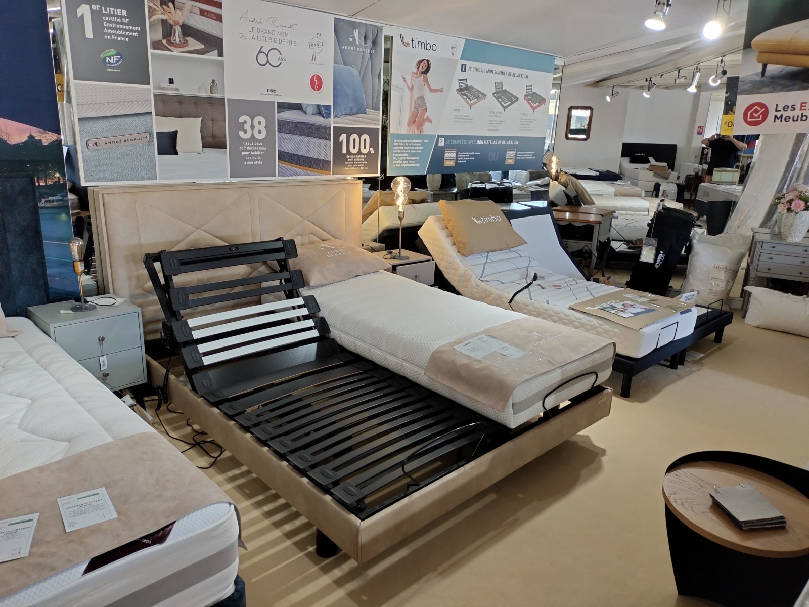 Literie électrique nouvelle collection André Renault Lorgues proche du luc en provence