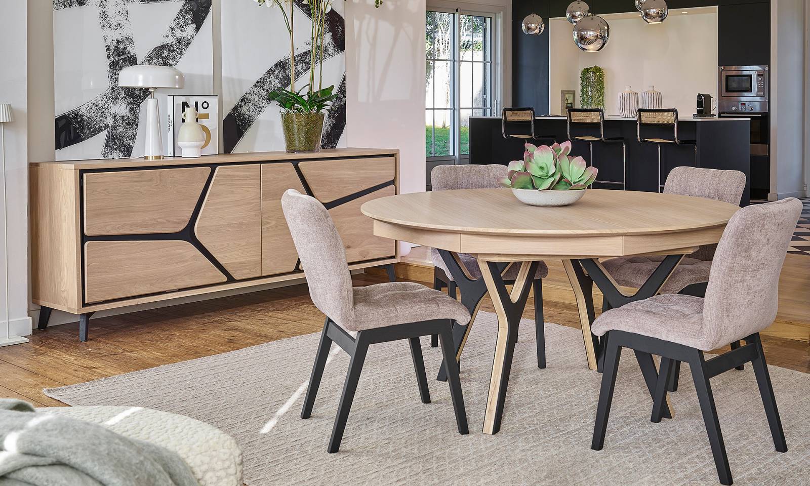 Table ronde ENFILADE 2 PORTES - Nouveauté 2023