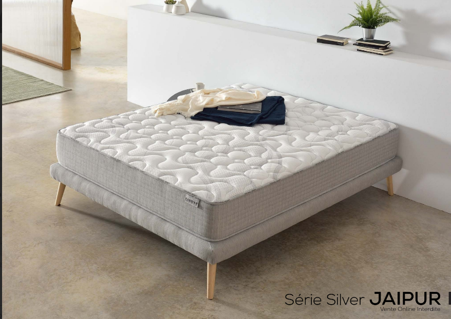 Matelas Jaipur Série Silver Karibian 24,5 cm avec mémoire de forme haut confort près de Fréjus