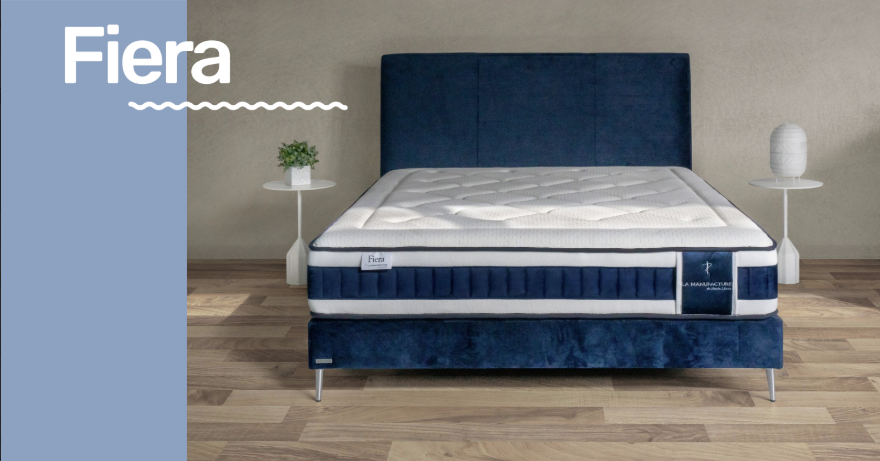 Matelas Fiera – Ressorts ensachés 800 unités et confort premium ViscoGel