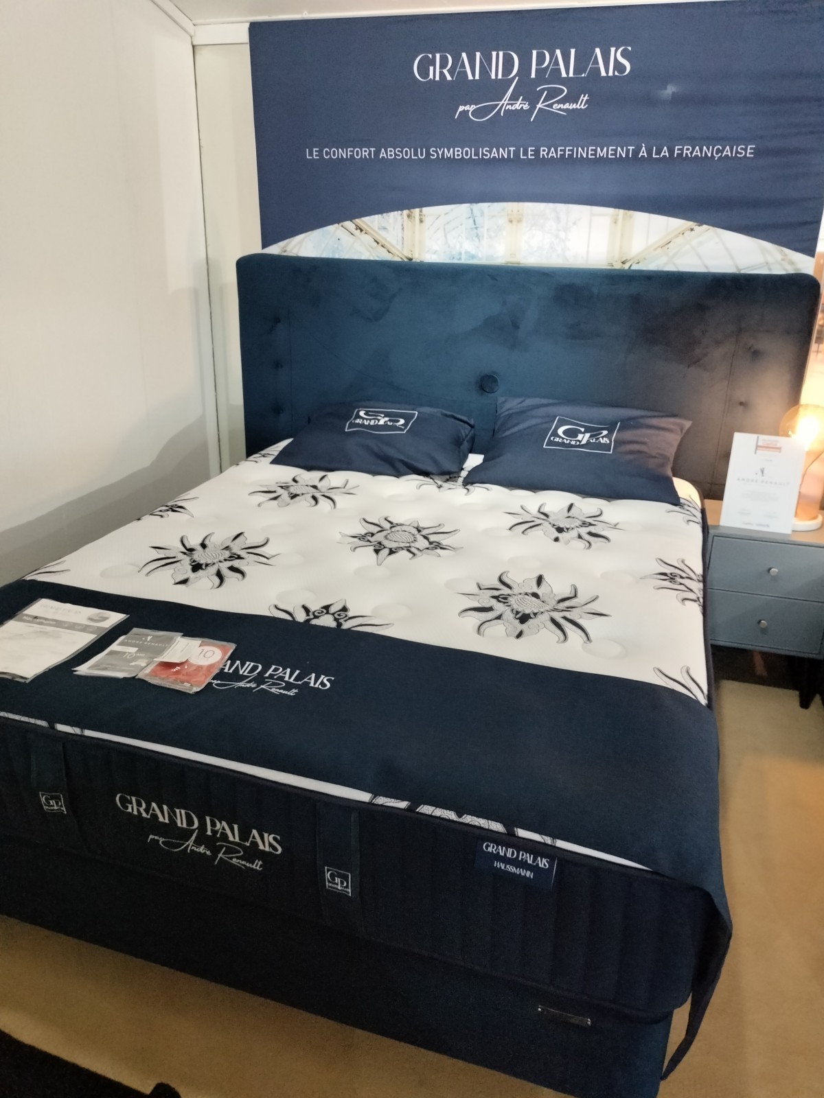 literie haut de gamme collection grand palais par André Renault disponible au Luc en Provence dans le var