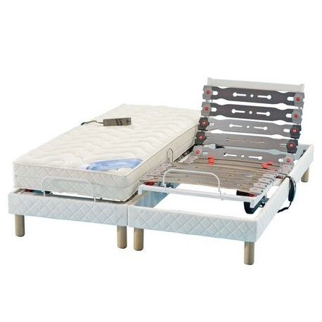 literie tête et pied relevables electriques