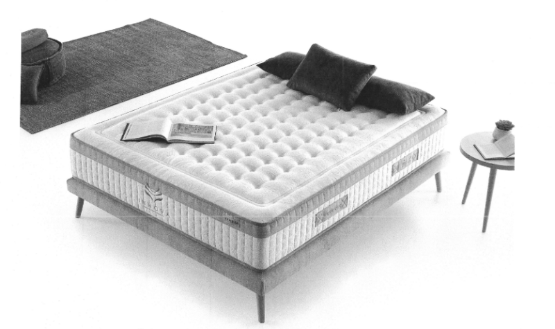 Matelas Innova FR Karibian 30 cm avec ressorts ensachés, mousse mémoire Soya 50 kg et Gel Therm pour un confort haut de gamme à Draguignan